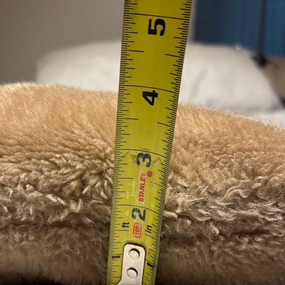 Soft Brown Faux Fur Pillow - Picture 7 of 8